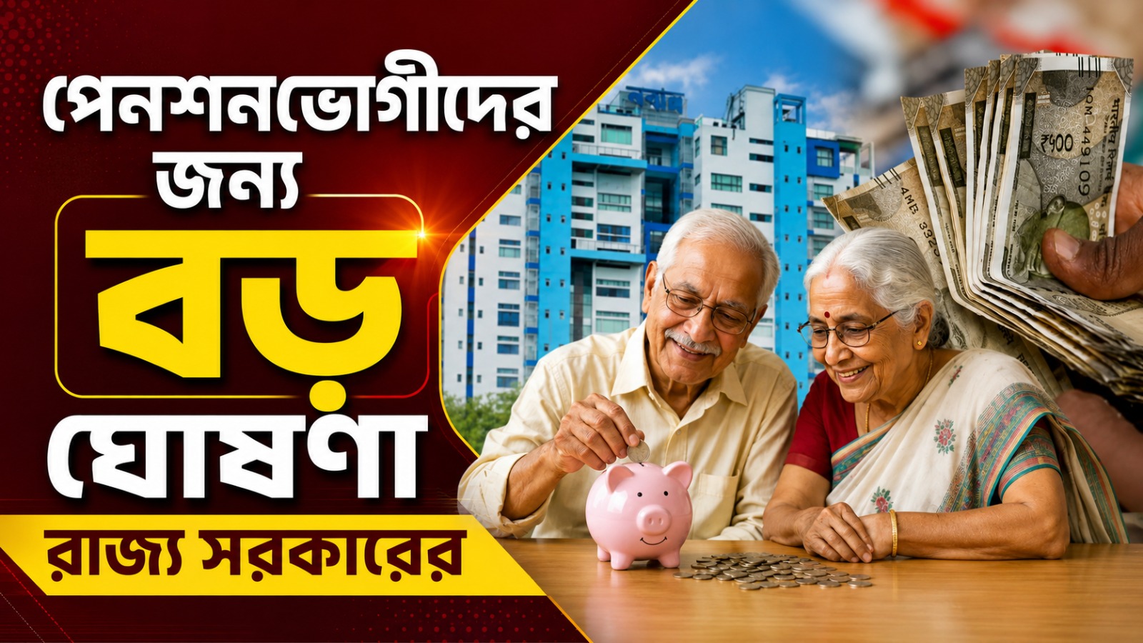 পেনশনভোগীদের জন্য সরকারের বড় ঘোষণা: চলতি মাসেই ৫০ শতাংশ এরিয়ার প্রদান