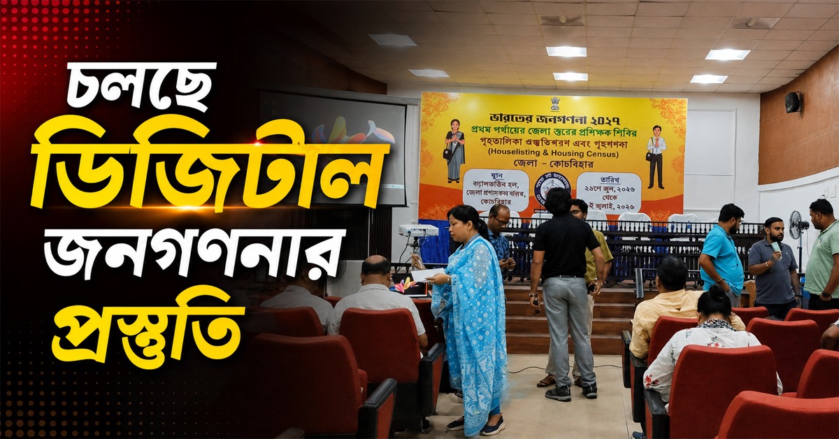 ভারতের প্রথম ডিজিটাল জনগণনা: কোচবিহারে ট্রেনারদের প্রশিক্ষণ