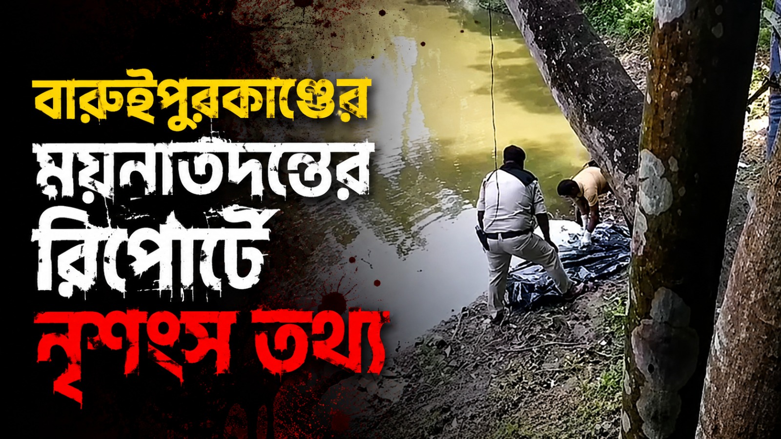 জীবিত অবস্থাতেই পুকুরে! বারুইপুরকাণ্ডের ময়নাতদন্তের রিপোর্টে নৃশংস তথ্য