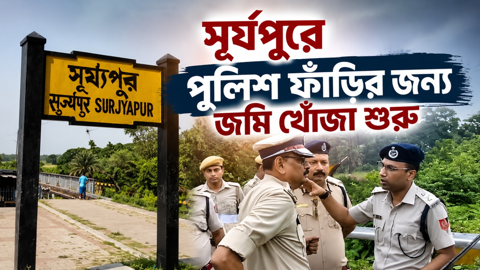 মুখ্যমন্ত্রীর নির্দেশের পরই সূর্যপুরে পুলিশ ফাঁড়ি তৈরির তৎপরতা শুরু