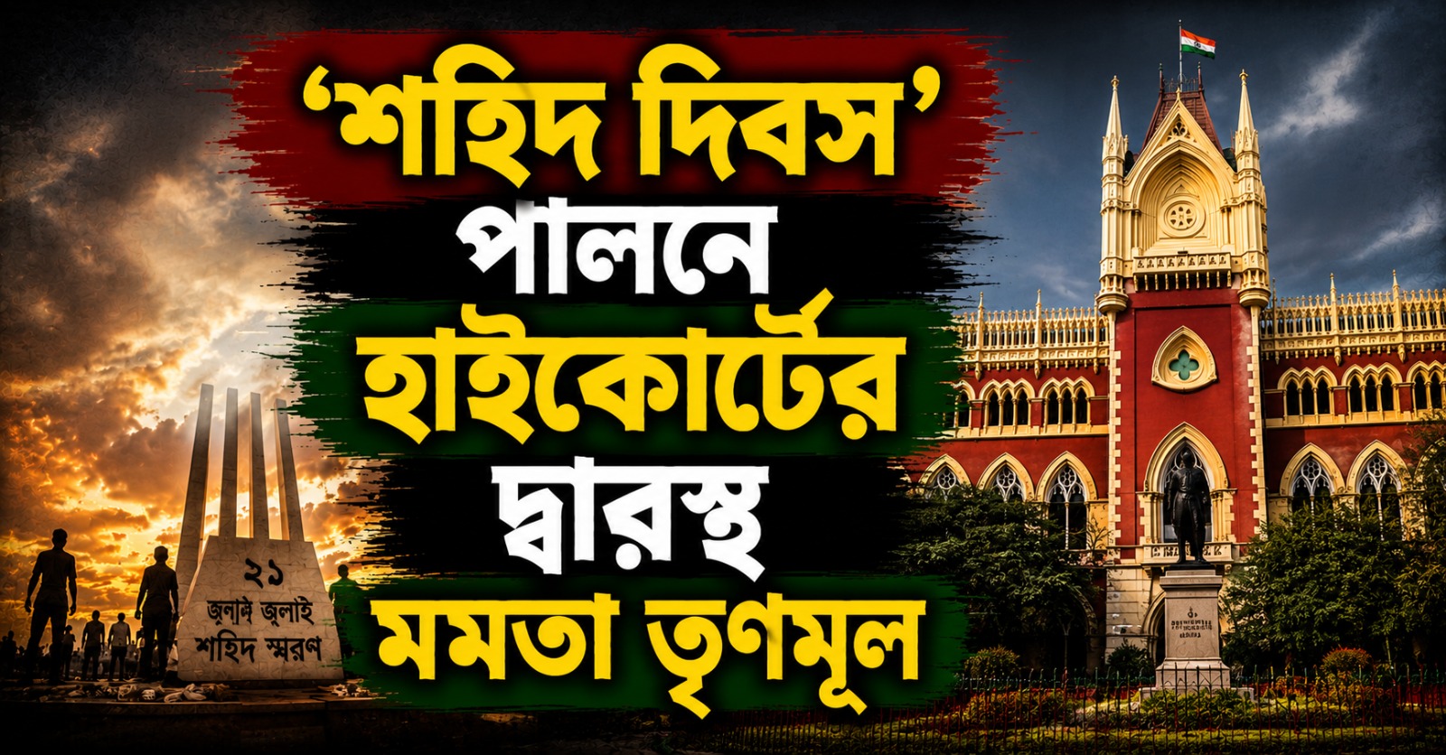 ভিক্টোরিয়া হাউসের সামনেই ‘শহিদ দিবস’, হাইকোর্টের দ্বারস্থ মমতা তৃণমূল