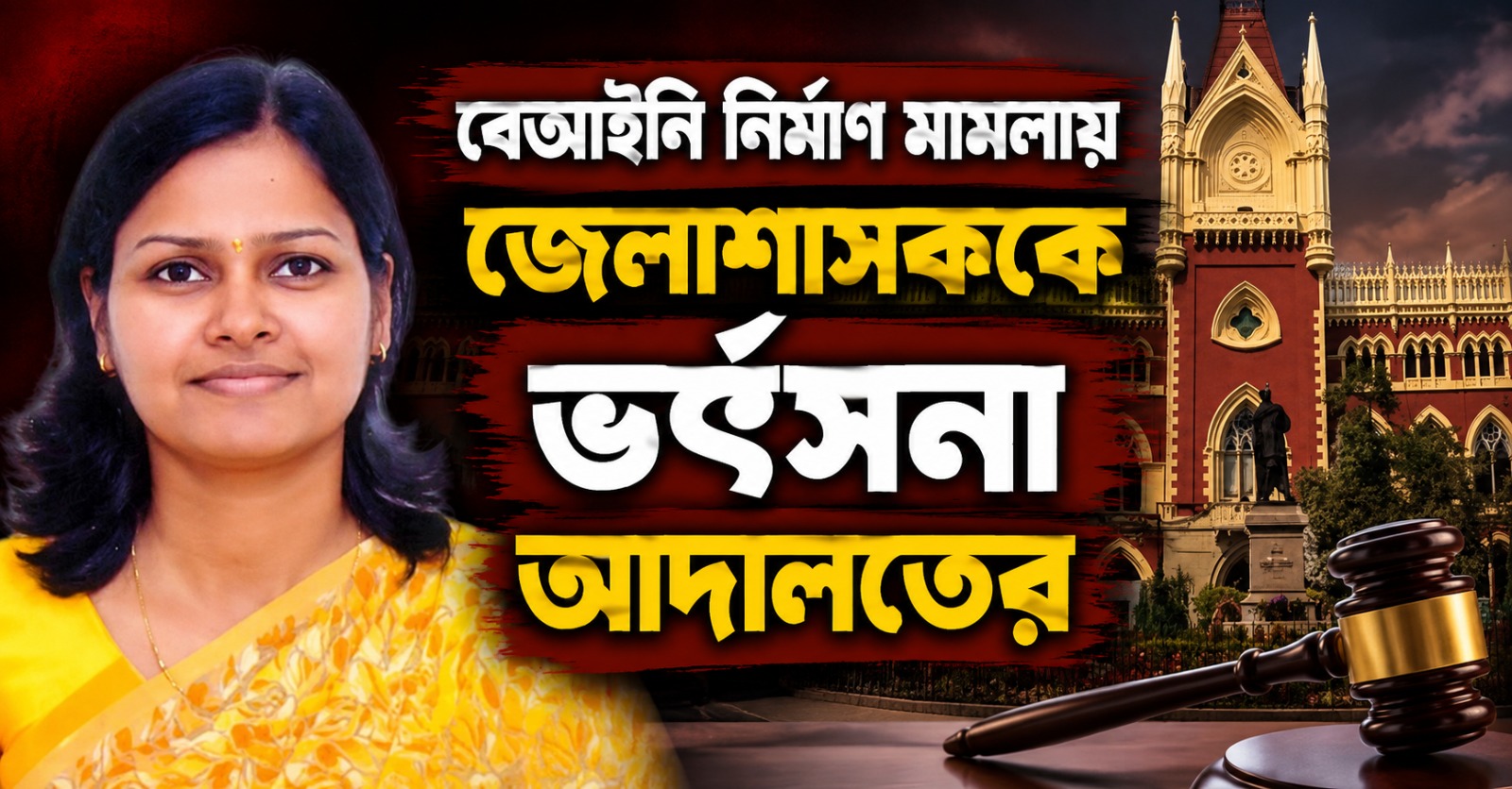 বেআইনি নির্মাণ মামলায় 'দায়সারা' রিপোর্ট! উত্তর ২৪ পরগনার জেলাশাসককে ভর্ৎসনা আদালতের