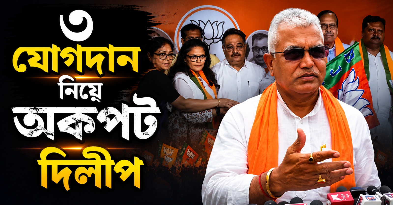 একা শমীকের সিদ্ধান্ত নয়, রাজ্যসভায় সংখ্যাগরিষ্ঠতা প্রয়োজন: ৩ যোগদান নিয়ে অকপট দিলীপ