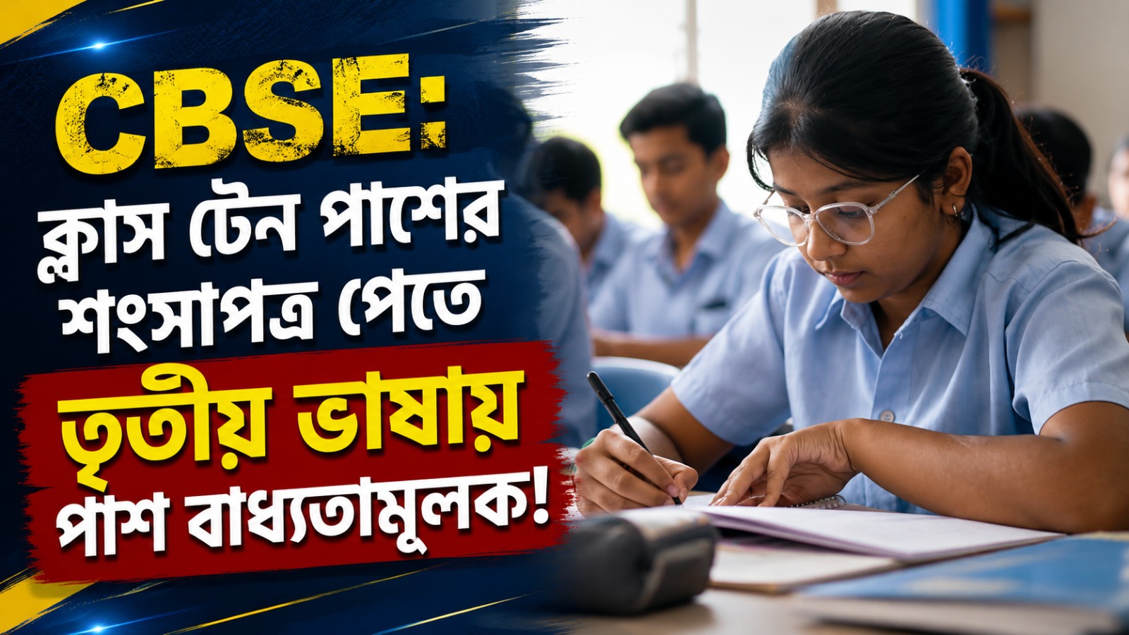 CBSE: ক্লাস টেন পাশের শংসাপত্র পেতে তৃতীয় ভাষায় পাশ বাধ্যতামূলক! জারি নির্দেশিকা