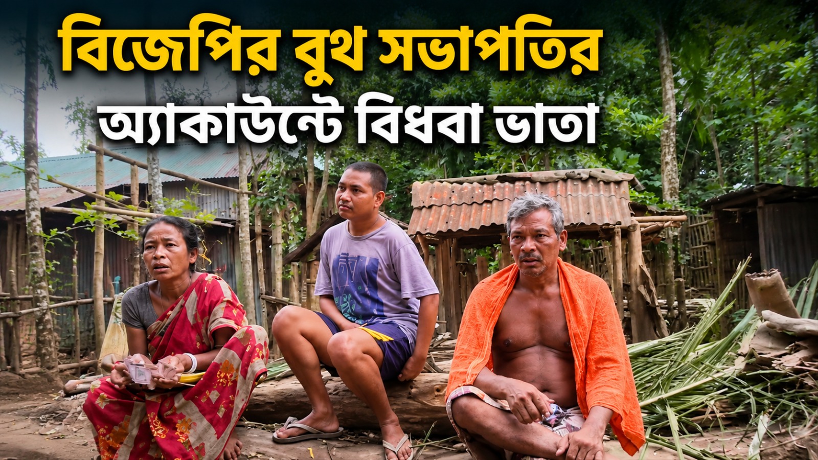 এক বছর ধরে বিজেপির বুথ সভাপতির অ্যাকাউন্টে বিধবা ভাতা!