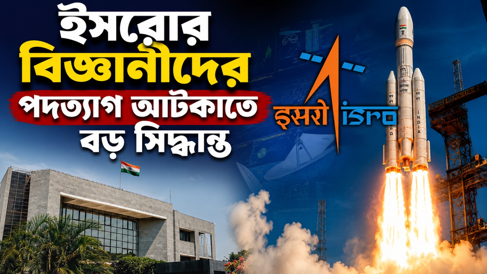 বাড়ছে পদত্যাগের প্রবণতা, ইসরোর অভিজ্ঞ বিজ্ঞানীদের আটকাতে বড় পদক্ষেপ কেন্দ্রের!
