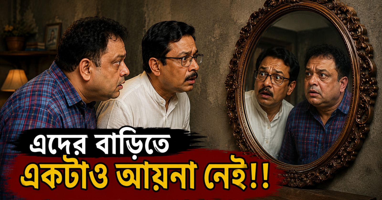 এদের বাড়িতে একটাও আয়না নেই!!