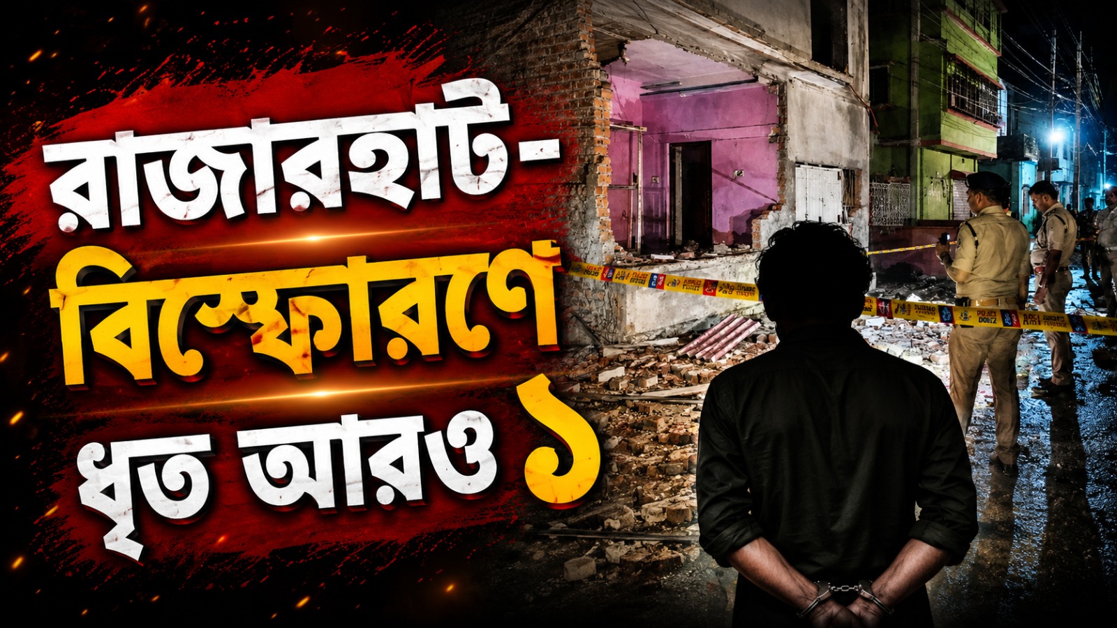 রাজারহাট-বিস্ফোরণে ধৃত আরও এক, আটক করে জিজ্ঞাসাবাদ বাড়ির মালিককে
