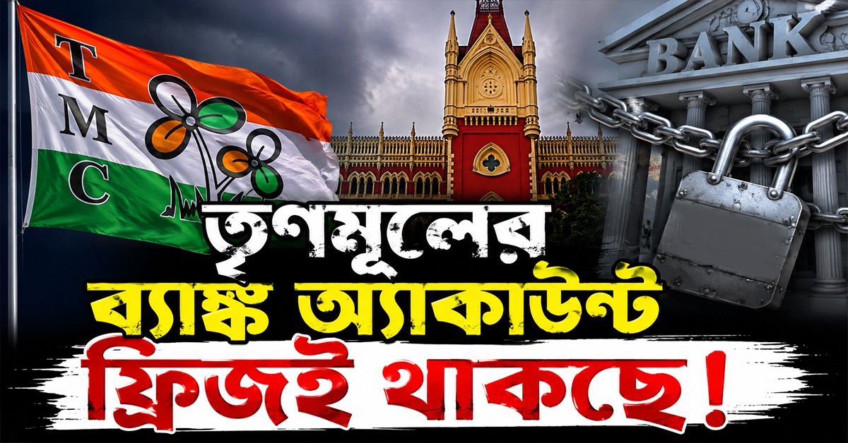 তৃণমূলের ব্যাঙ্ক অ্যাকাউন্ট ফ্রিজই থাকছে! কী জানাল হাইকোর্ট