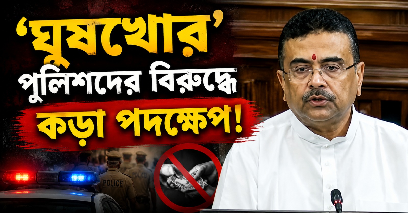 ‘ঘুষখোর’ পুলিশদের বিরুদ্ধে কড়া পদক্ষেপ! খোলা হচ্ছে কন্ট্রোলরুম: ঘোষণা মুখ্যমন্ত্রীর, ২০ হাজার কনস্টেবল নিয়োগের পরিকল্পনা