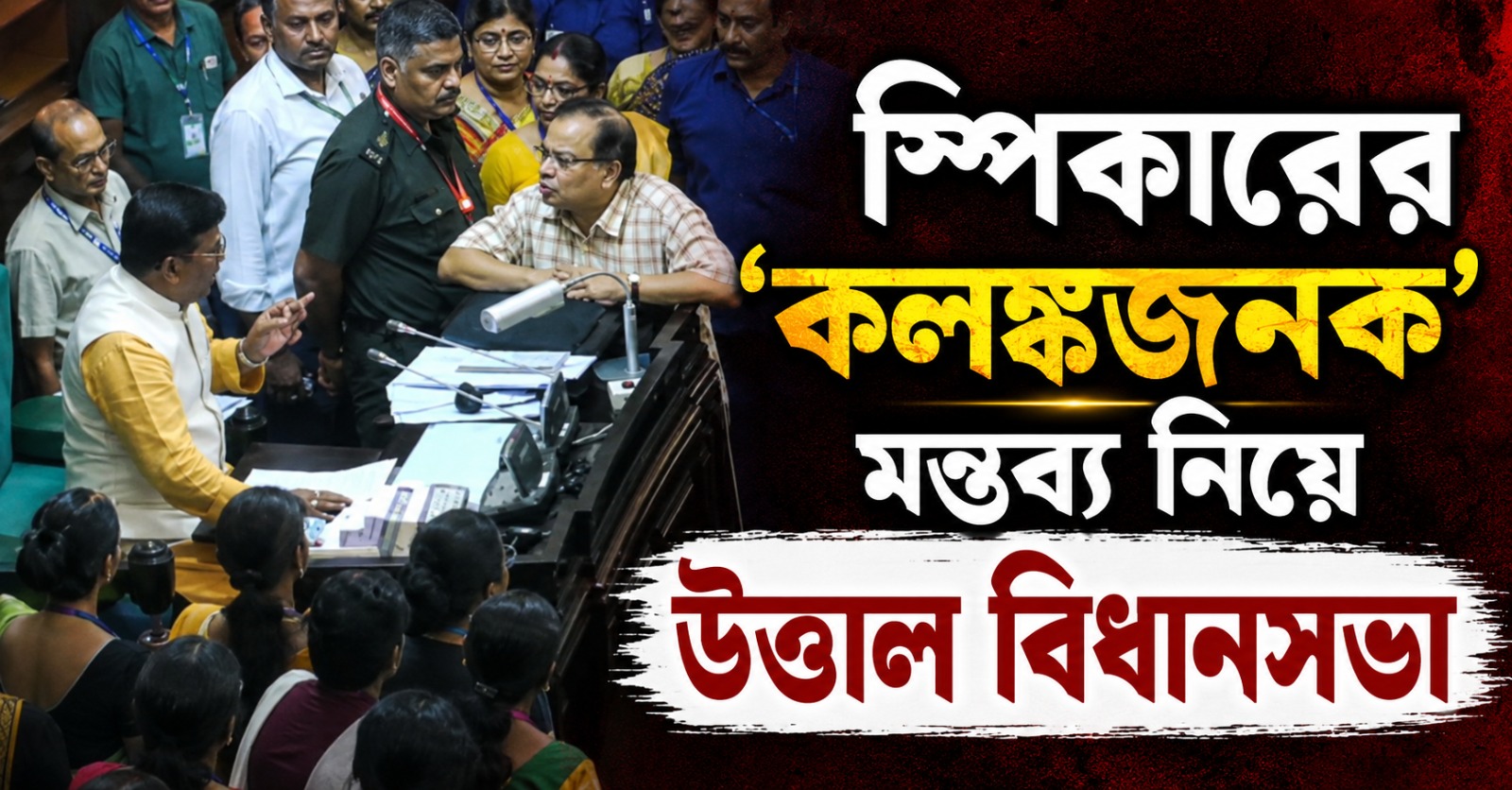 স্পিকারের ‘কলঙ্কজনক‘ মন্তব্যের বিরোধিতায় ফের উত্তাল বিধানসভায়, কৈফিয়ত চাইলেন শোভনদেব-কুণাল