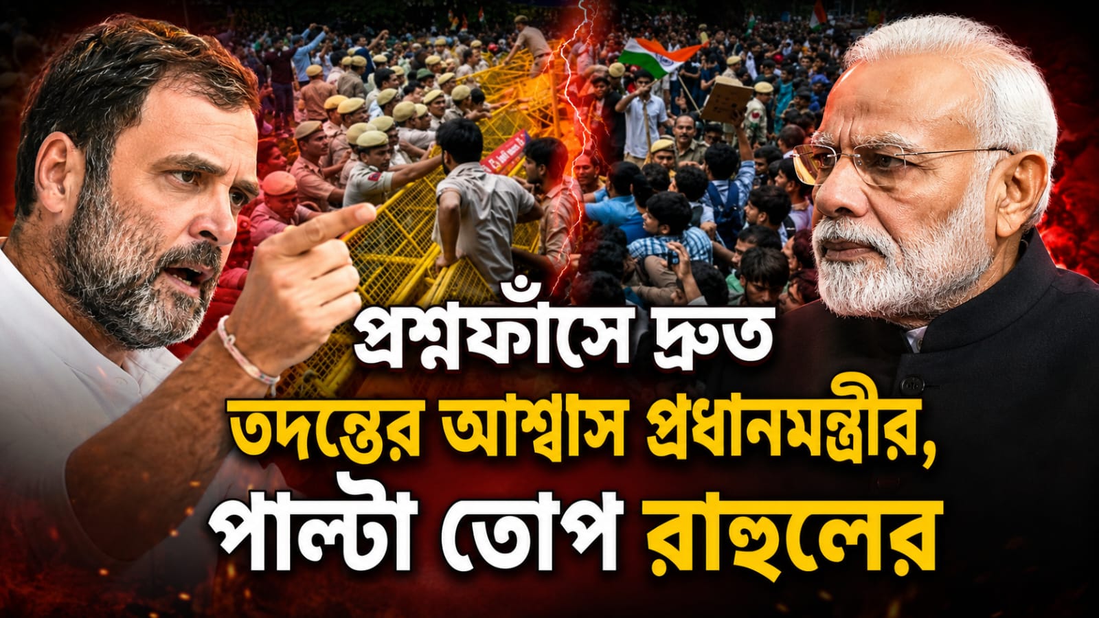 প্রশ্নফাঁসে ফাস্ট ট্র্যাক কোর্টে তদন্তের আশ্বাস প্রধানমন্ত্রীর, 'আগে শিক্ষামন্ত্রীকে বরখাস্ত করুন' পাল্টা পোস্ট রাহুলের