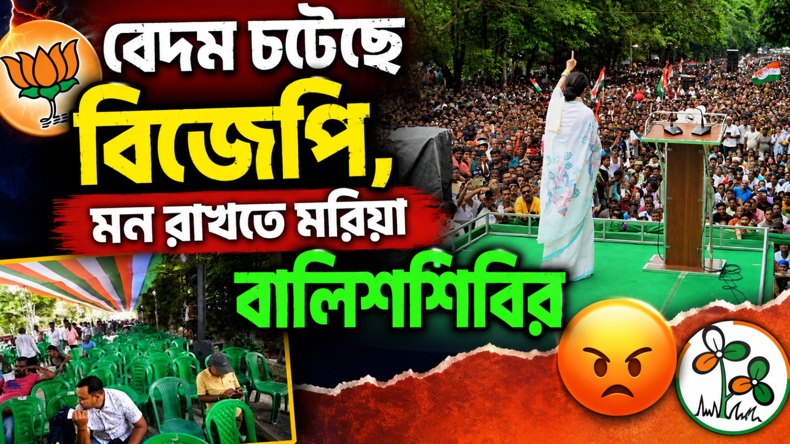 বেদম চটেছে বিজেপি, মন রাখতে মরিয়া বালিশ শিবির