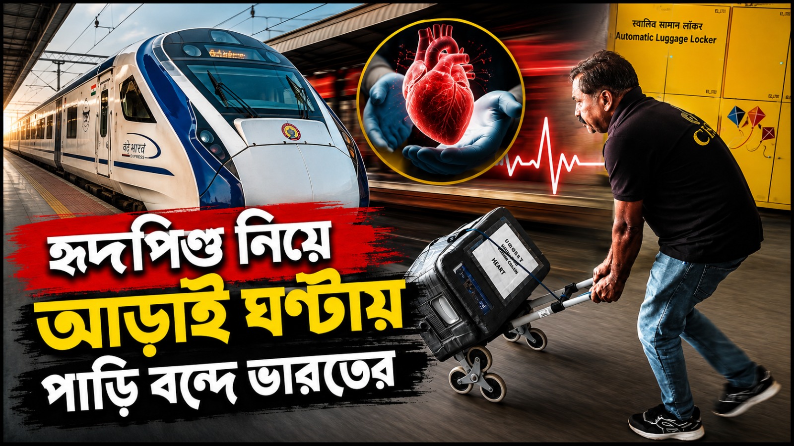 নয়া ইতিহাস! দাতার হৃদপিণ্ড নিয়ে আড়াই ঘণ্টায় বন্দে ভারত পাড়ি দিল ২৫০ কিমি