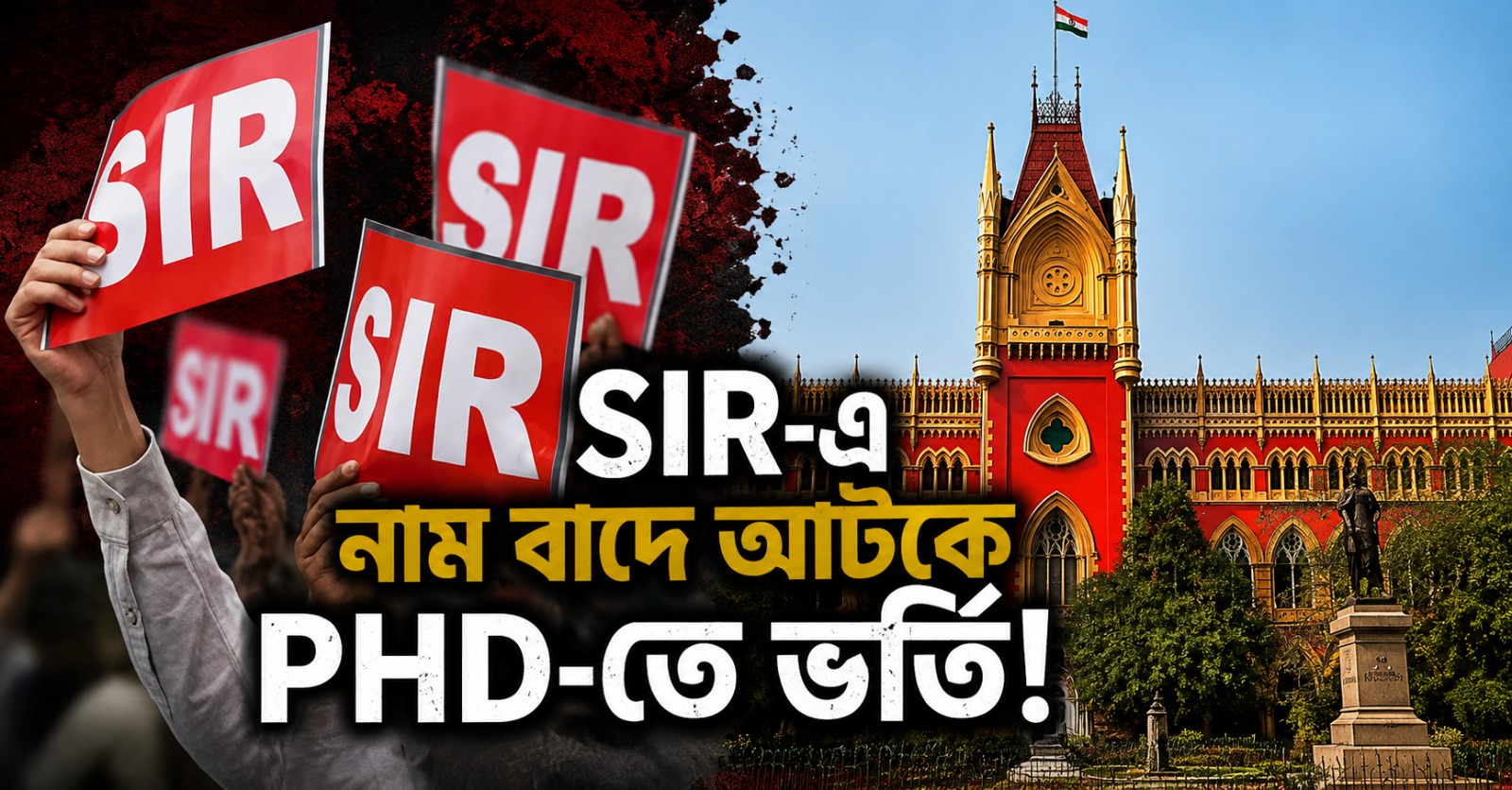 SIR-এ নাম বাদে আটকে PHD-তে ভর্তি! কী নির্দেশ হাই কোর্টের