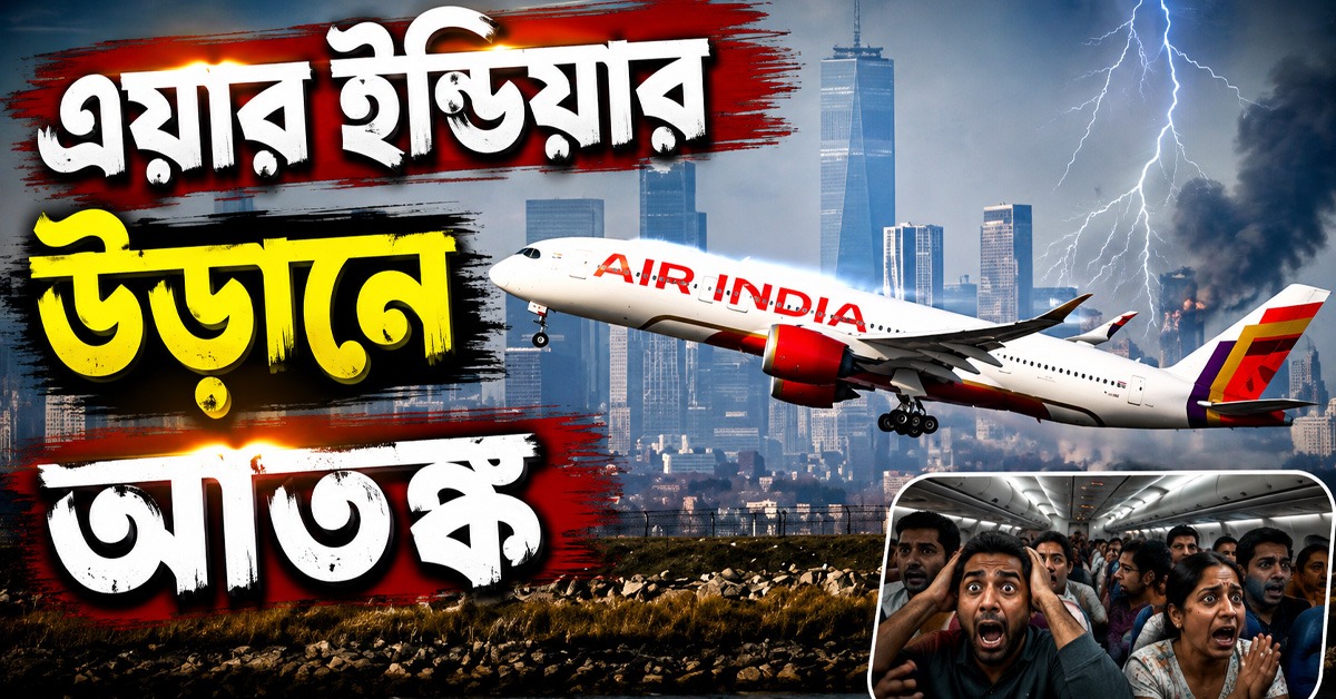 মাঝআকাশে আচমকা প্রবল ঝাঁকুনি! এয়ার ইন্ডিয়ার উড়ানে আতঙ্ক