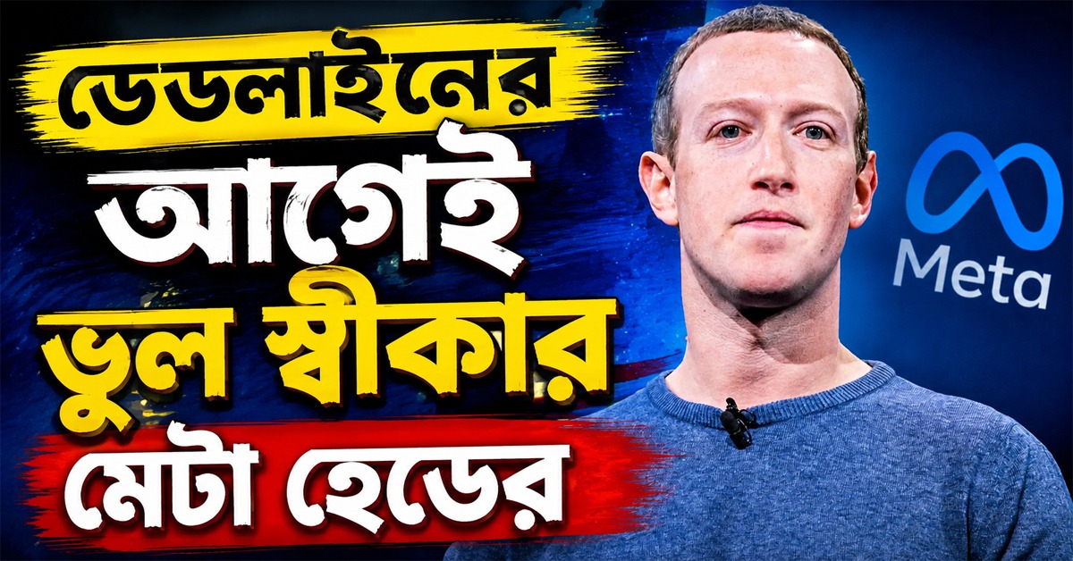 ডেডলাইনের আগেই ভুল স্বীকার! কী বললেন মার্ক জুকারবার্গ