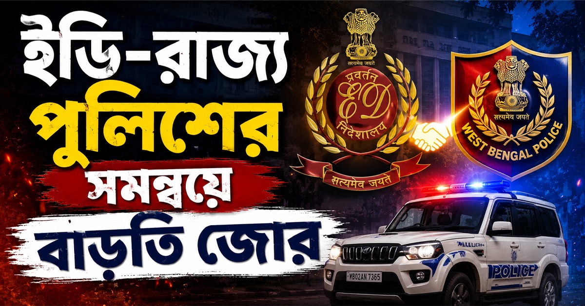বদলাচ্ছে সমীকরণ, ইডি-রাজ্য পুলিশের সমন্বয়ে বাড়তি জোর