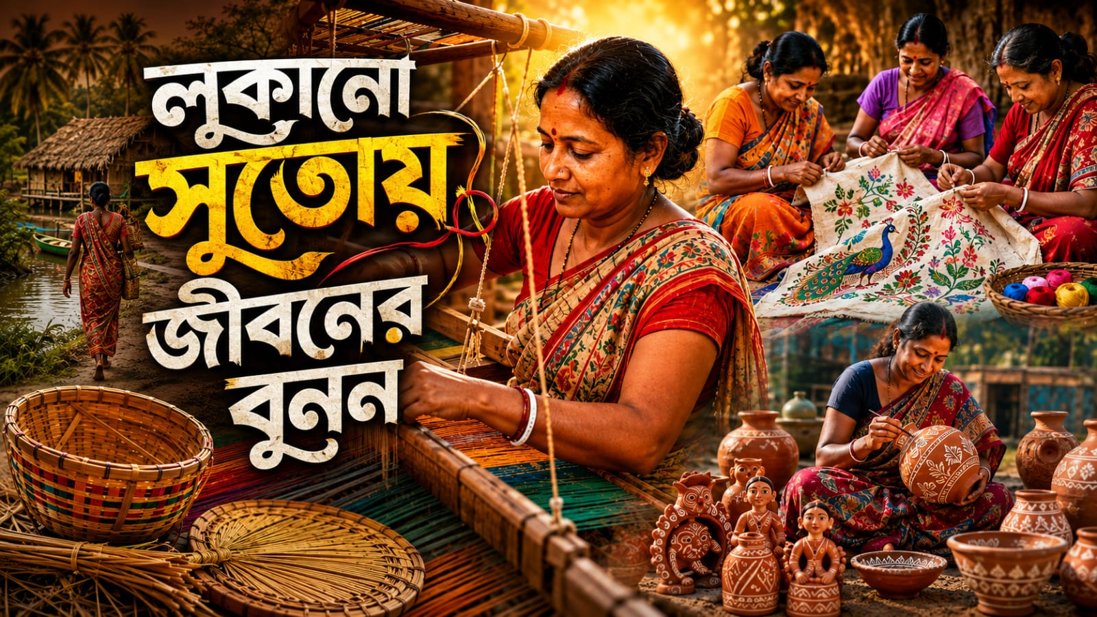 লুকানো সুতোয় জীবনের বুনন