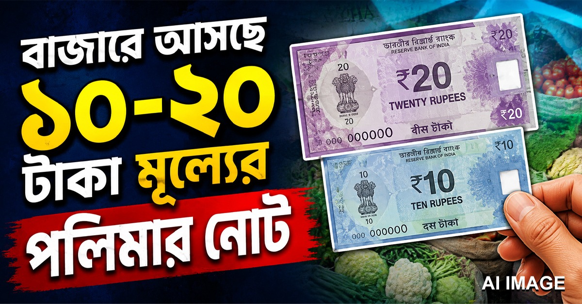 বাজারে আসছে ১০-২০ টাকা মূল্যের পলিমার নোট,  RBI-এর প্রস্তাবে অনুমোদন কেন্দ্রের