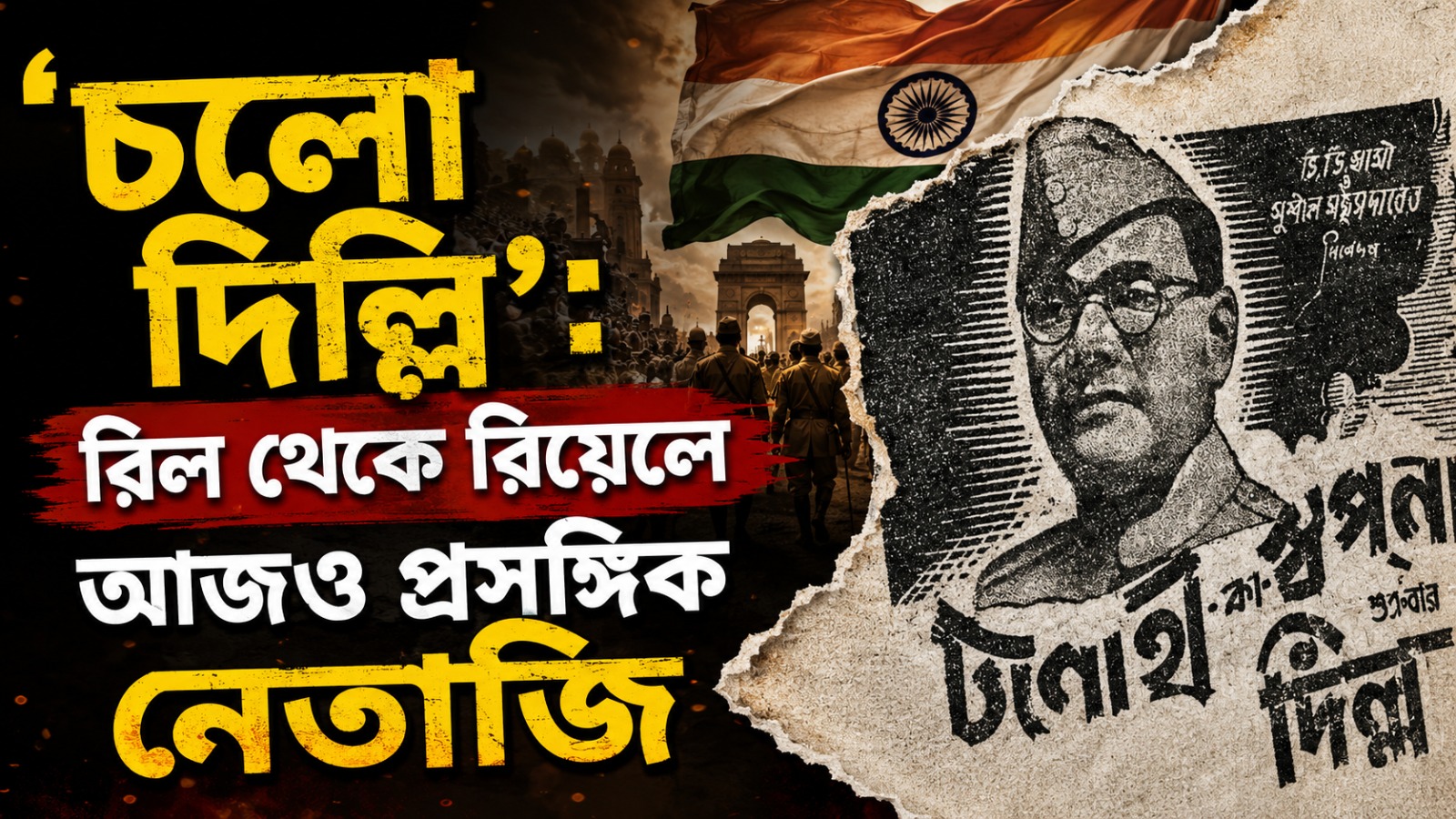 ‘চলো দিল্লি’: রিল থেকে রিয়েলে আজও প্রসঙ্গিক নেতাজি