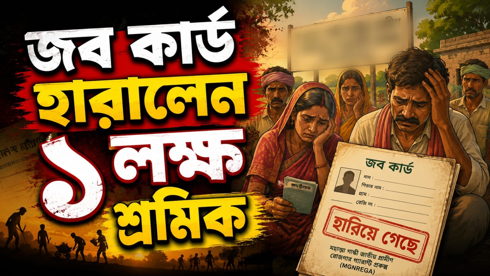 ভোটার তালিকায় নাম নেই! নদিয়ায় কাজ হারাচ্ছেন প্রায় এক লক্ষ শ্রমিক