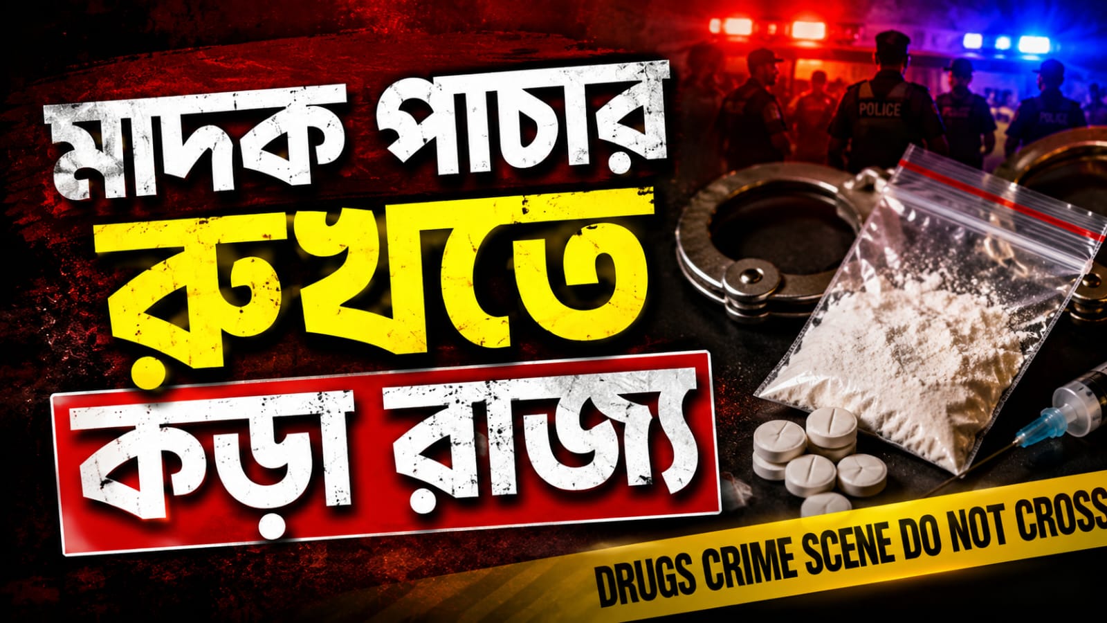 মাদকচক্র দমনে বড় পদক্ষেপ! চার জেলায় নতুন থানা গড়ছে মন্ত্রিসভা