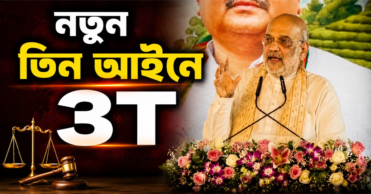 নতুন তিন আইনে ‘3T’, তোলাবাজি রুখতে প্রযুক্তি-স্বচ্ছতা-সময়সীমার বার্তা শাহের