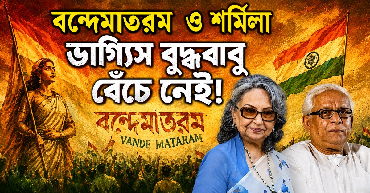 বন্দেমাতরম ও শর্মিলা, ভাগ্যিস বুদ্ধবাবু বেঁচে নেই!