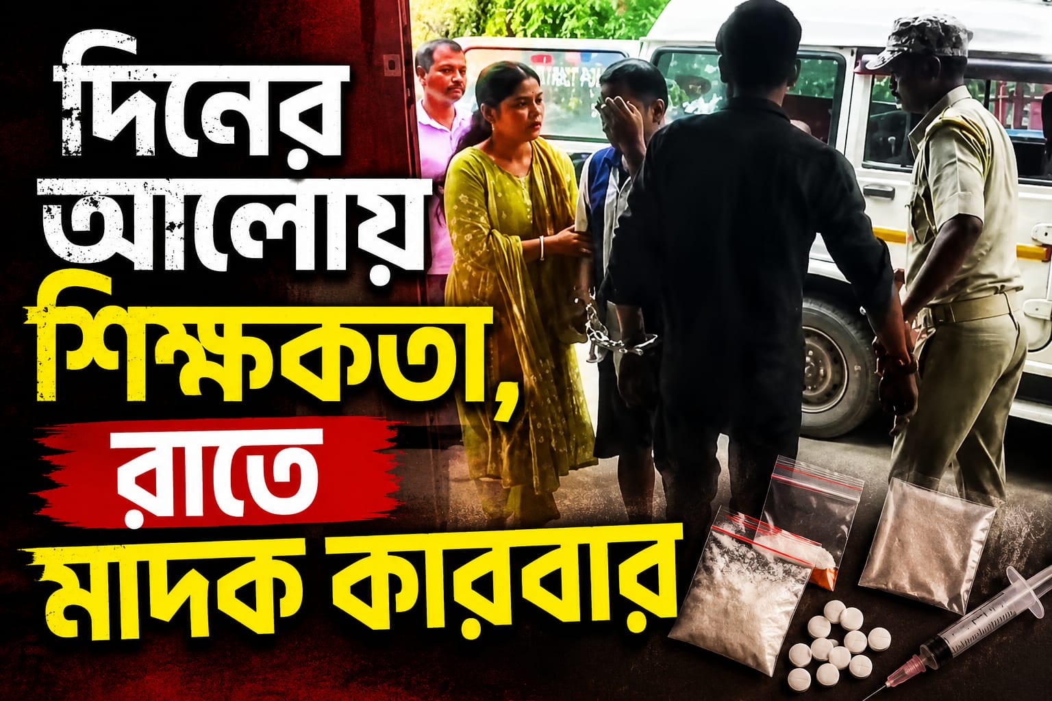 শিক্ষকতার আড়ালে ব্রাউন সুগারের কারবার! নগদ ও জাল নোট-সহ নাগরাকাটায় ধৃত শিক্ষক