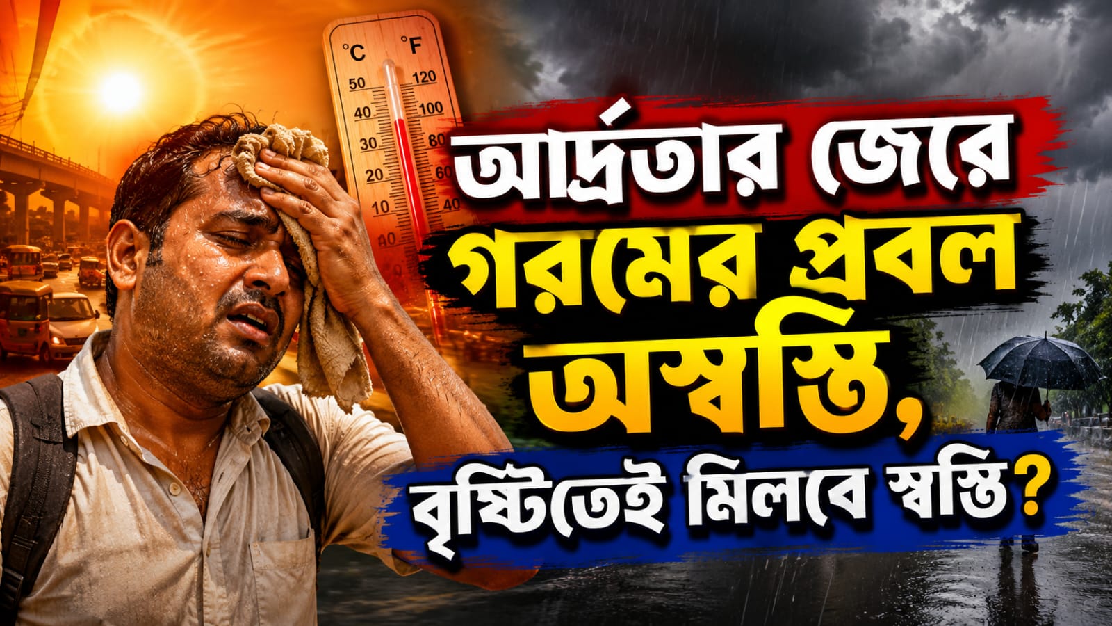 আর্দ্রতার জেরে গরমের প্রবল অস্বস্তি, বৃষ্টিতেই মিলবে স্বস্তি? জানুন আবহাওয়ার আপেডট