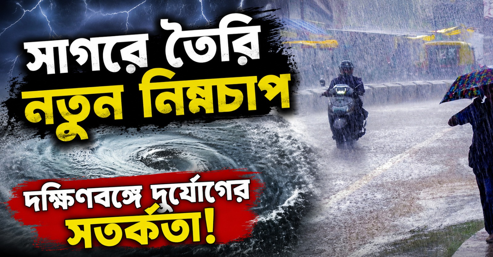 সাগরে তৈরি নতুন নিম্নচাপ, দক্ষিণবঙ্গে দুর্যোগের সতর্কতা!