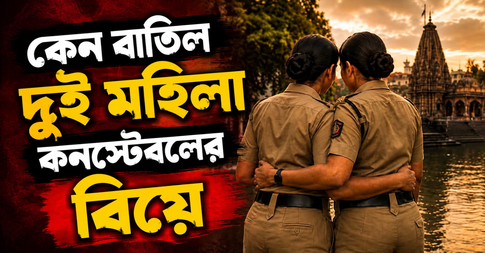 সামাজিক ছক ভেঙে সম্পকের ঘোষণা, কেন বাতিল দুই মহিলা কনস্টেবলের বিয়ে