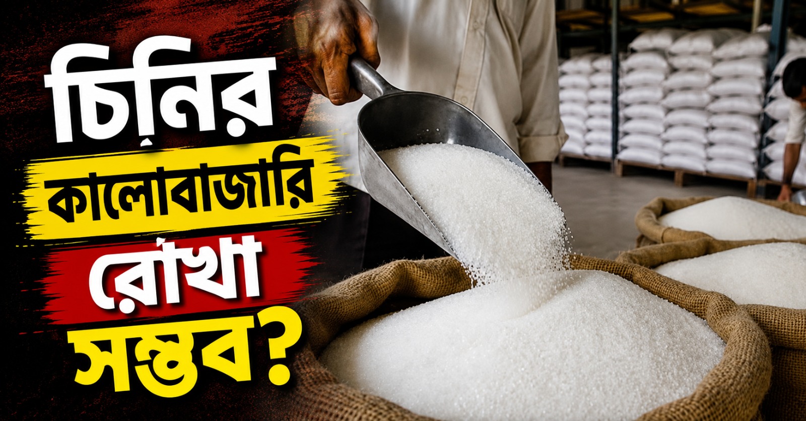 কালোবাজারি রোখা সম্ভব? আমদানিকৃত চিনি নিয়ে বিশেষ নির্দেশ