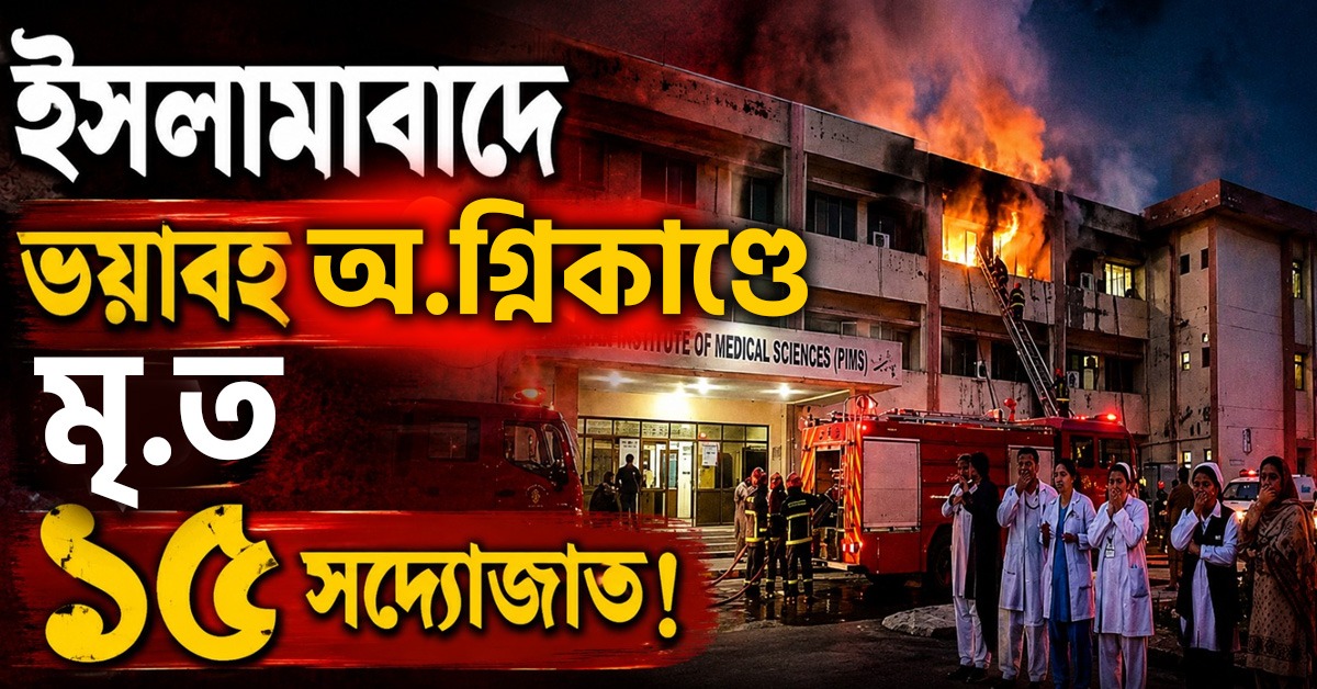 AC-কম্প্রেসার ফেটে ভয়াবহ অগ্নিকাণ্ড! ইসলামাবাদের সরকারি হাসপাতালে কমপক্ষে ১৫ সদ্যোজাতের মৃত্যু