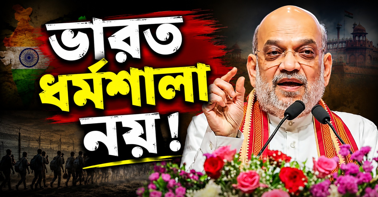 ভারত ধর্মশালা নয়! আগামী ২০ বছরের দেশের অভ্যন্তরীন নিরাপত্তার নীল নকশা পেশ শাহর