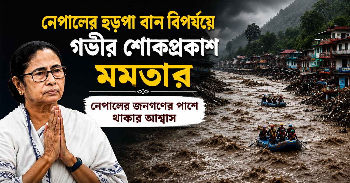 হড়পা বান বিপর্যয়ে গভীর শোকপ্রকাশ মমতার, নেপালের পাশে থাকার বার্তা