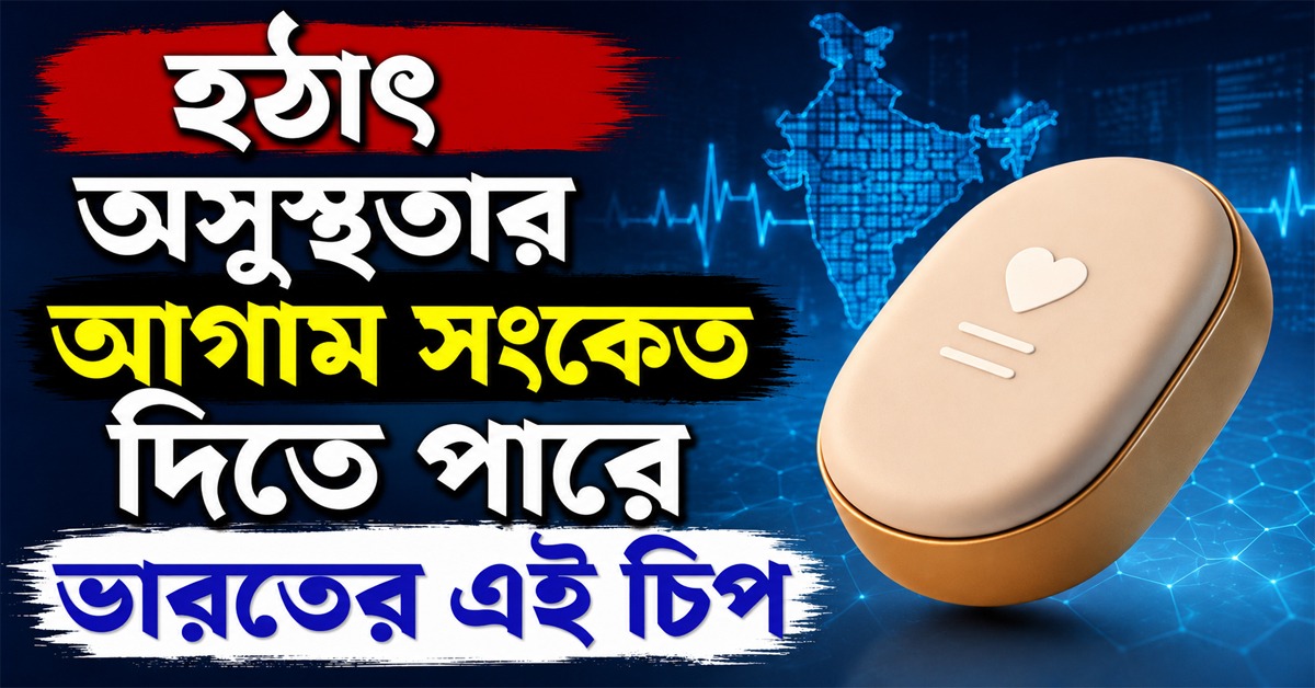 হঠাৎ অসুস্থতার আগাম সংকেত দিতে পারে ভারতের এই চিপ