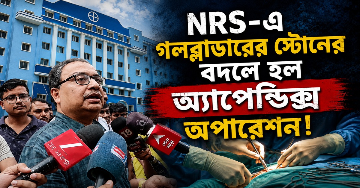 ভয়ঙ্করকাণ্ড NRS-এ! গলব্লাডার স্টোনের বদলে অ্যাপেন্ডিক্স অপারেশন, অভিযোগ তুলে সরব কুণাল
