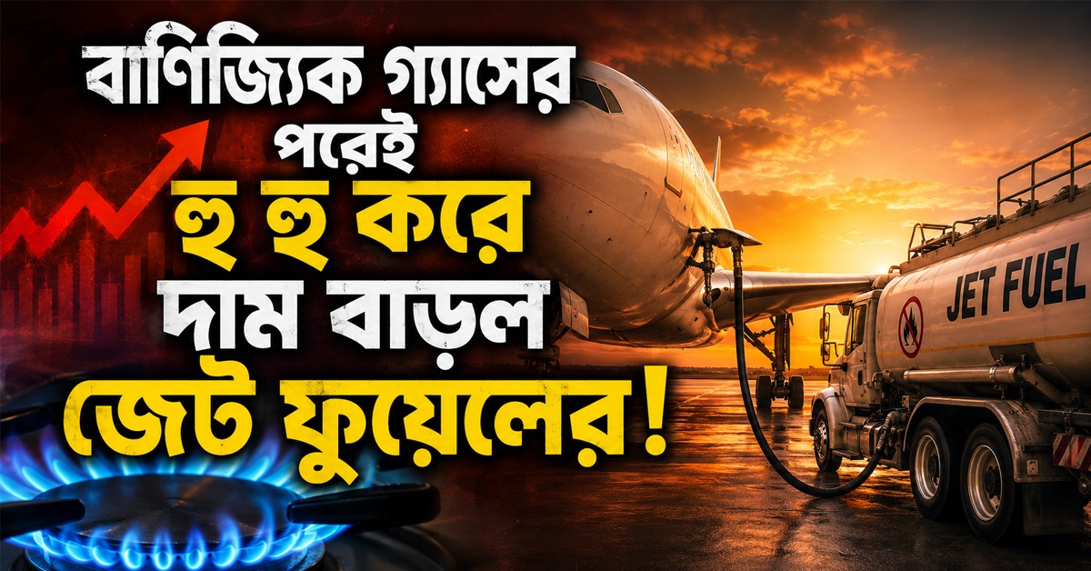 উৎসবের মরশুমের শুরুতেই বাণিজ্যিক গ্যাসের পরেই দাম বাড়ল জেট ফুয়েলের! চিন্তায় বিমান যাত্রীরা
