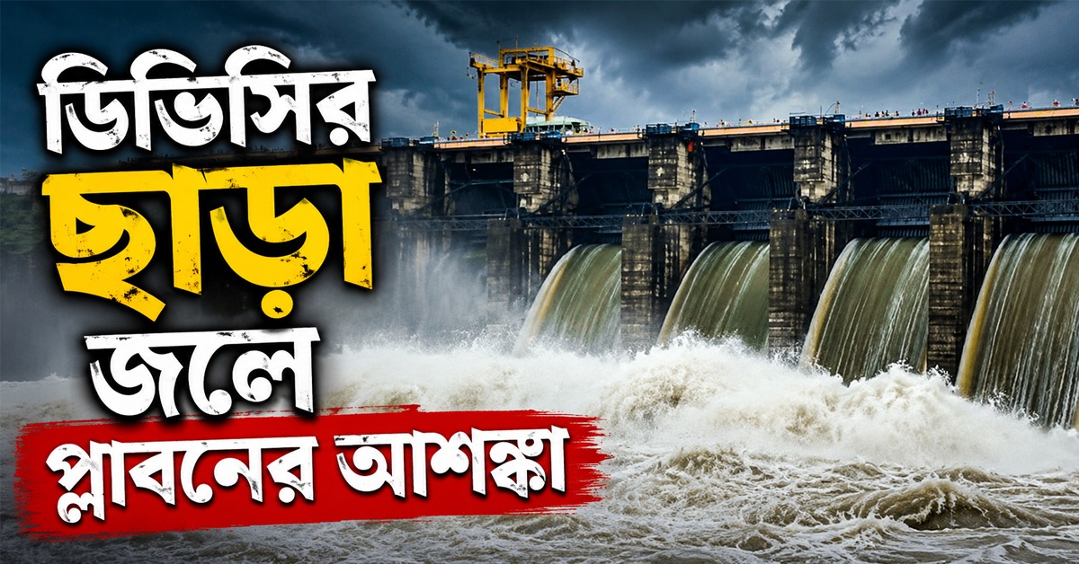 ডিভিসির ছাড়া জলে প্লাবনের আশঙ্কা, চাপে দক্ষিণবঙ্গের বিস্তীর্ণ এলাকা