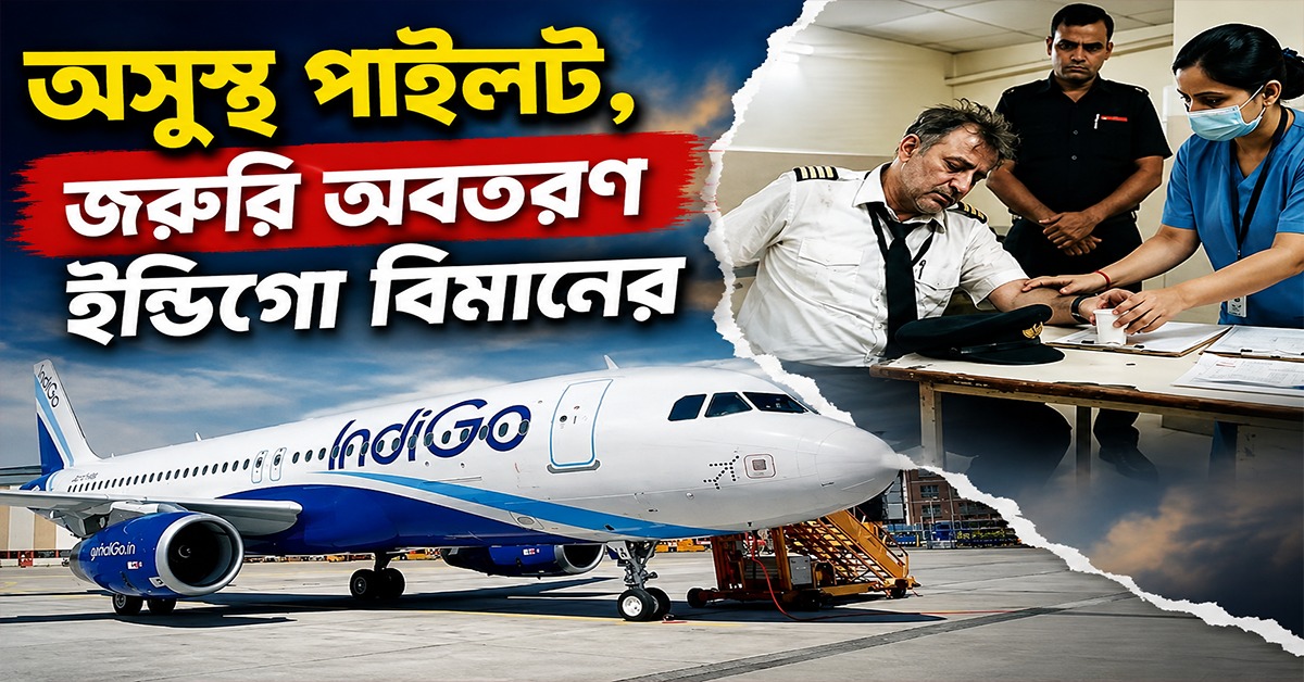অসুস্থ পাইলট, দোহা-বেঙ্গালুরু ইন্ডিগো বিমানের জরুরি অবতরণ