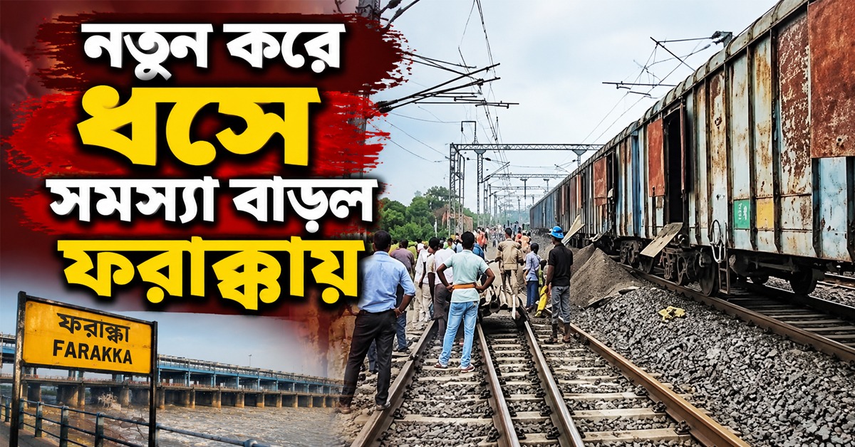 ফের ধসে সমস্যা বাড়ল ফরাক্কায়, বাতিল বন্দে ভারত ট্রেন, দুর্ভোগে যাত্রীরা