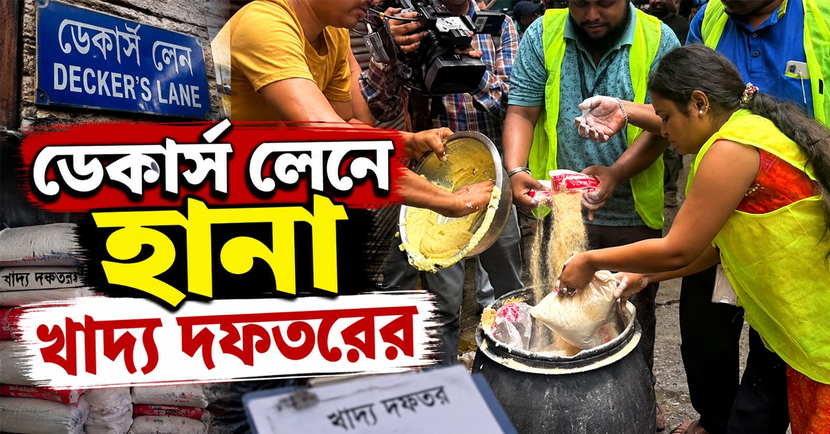 সন্দেশে ছত্রাক থেকে চপ-কাটলেটে ভেজাল, ডেকার্স লেনে হানা খাদ্য দফতরের
