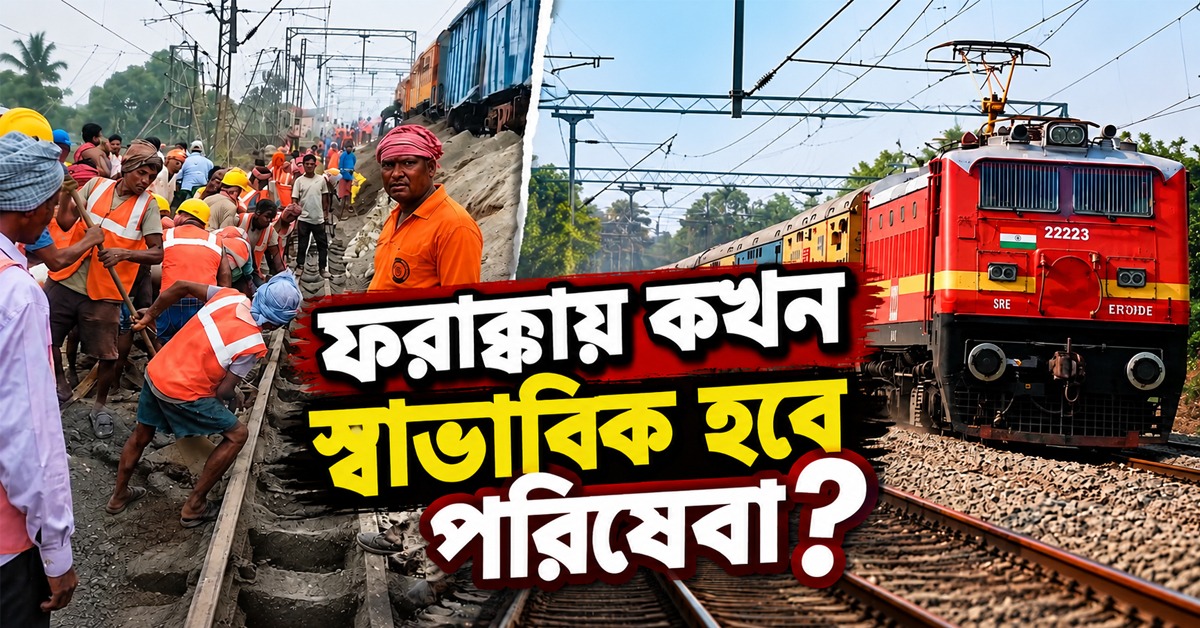 সফল ট্রায়াল, দ্রুত ফরাক্কায় ট্রেন পরিষেবা স্বাভাবিকের আশা