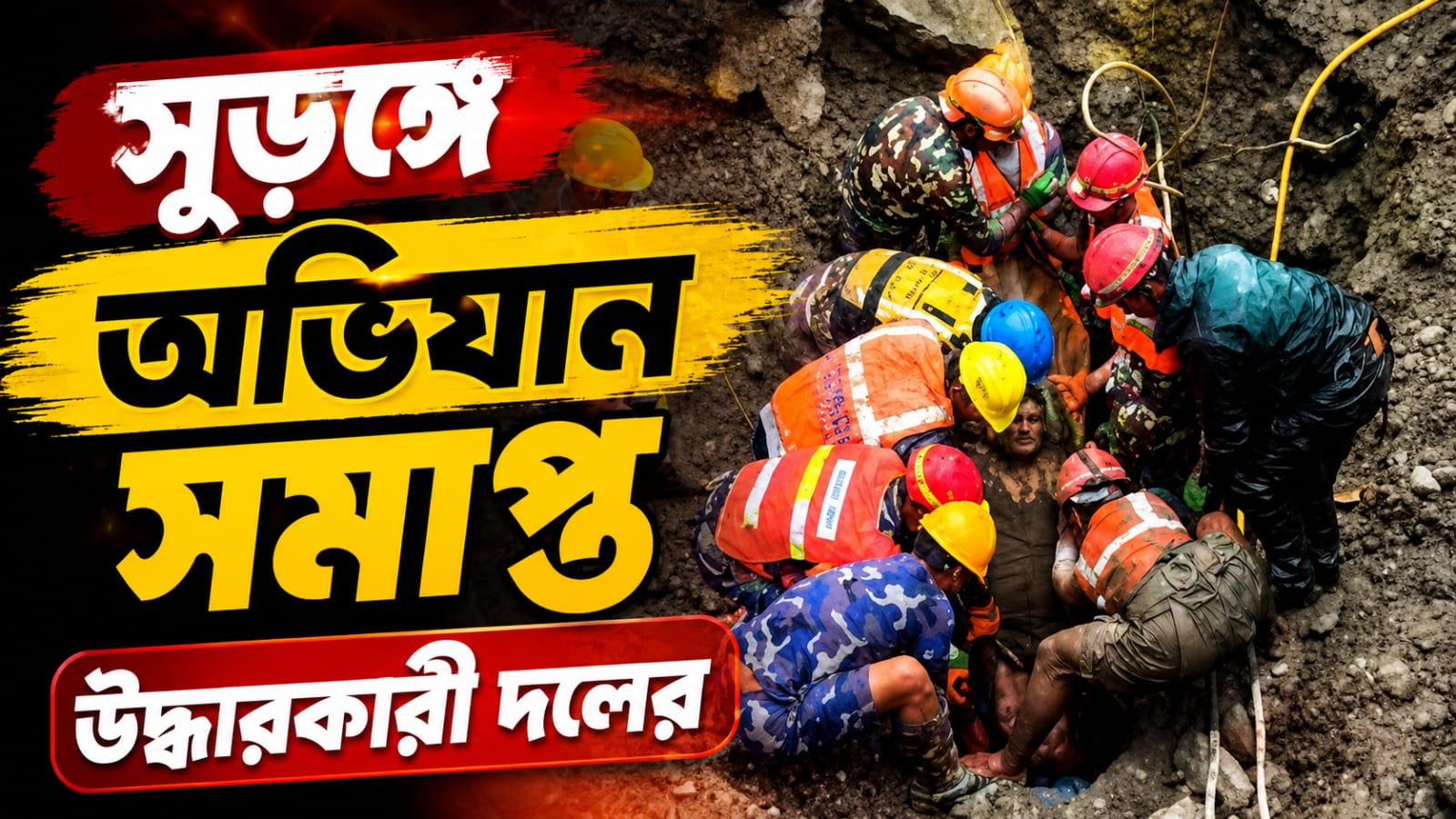 সব আশা শেষ, ত্রিশূলী জলবিদ্যুৎ প্রকল্পের সুড়ঙ্গে অভিযান সমাপ্ত উদ্ধারকারী দলের