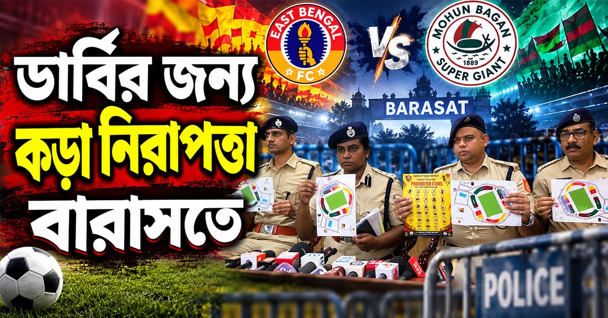 CFL: ত্রিস্তরীয় নিরাপত্তা বলয়, ডার্বির জন্য মোতায়েন ১১০০ পুলিশ
