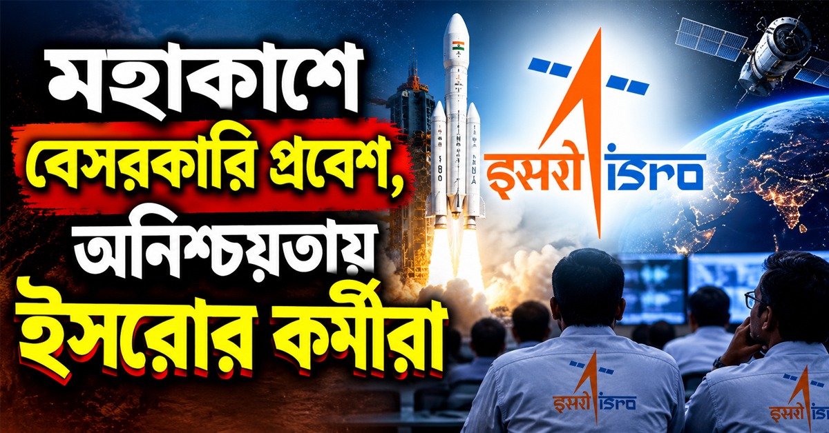 মহাকাশে বেসরকারি প্রবেশ, অনিশ্চয়তায় ইসরোর কর্মীরা