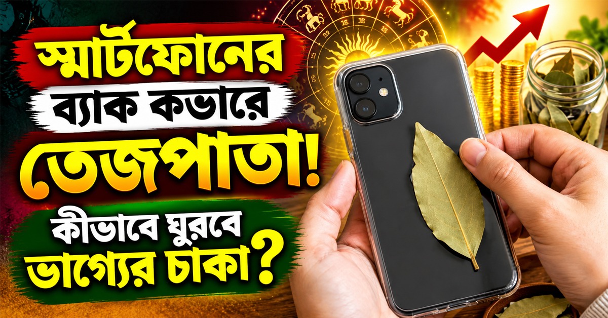 স্মার্টফোনের ব্যাক কভারে তেজপাতা! কীভাবে ঘুরবে ভাগ্যের চাকা?