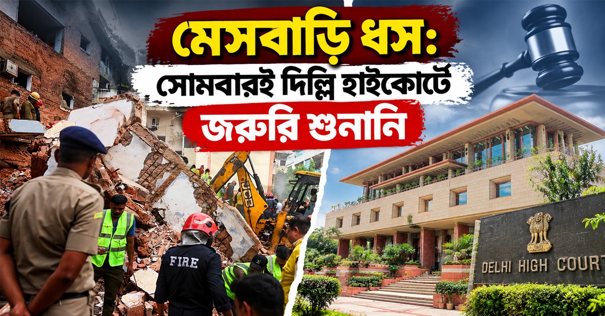মেসবাড়ি ধস: সোমবারই দিল্লি হাইকোর্টে জরুরি শুনানি, ১ কোটি ক্ষতিপূরণের দাবি
